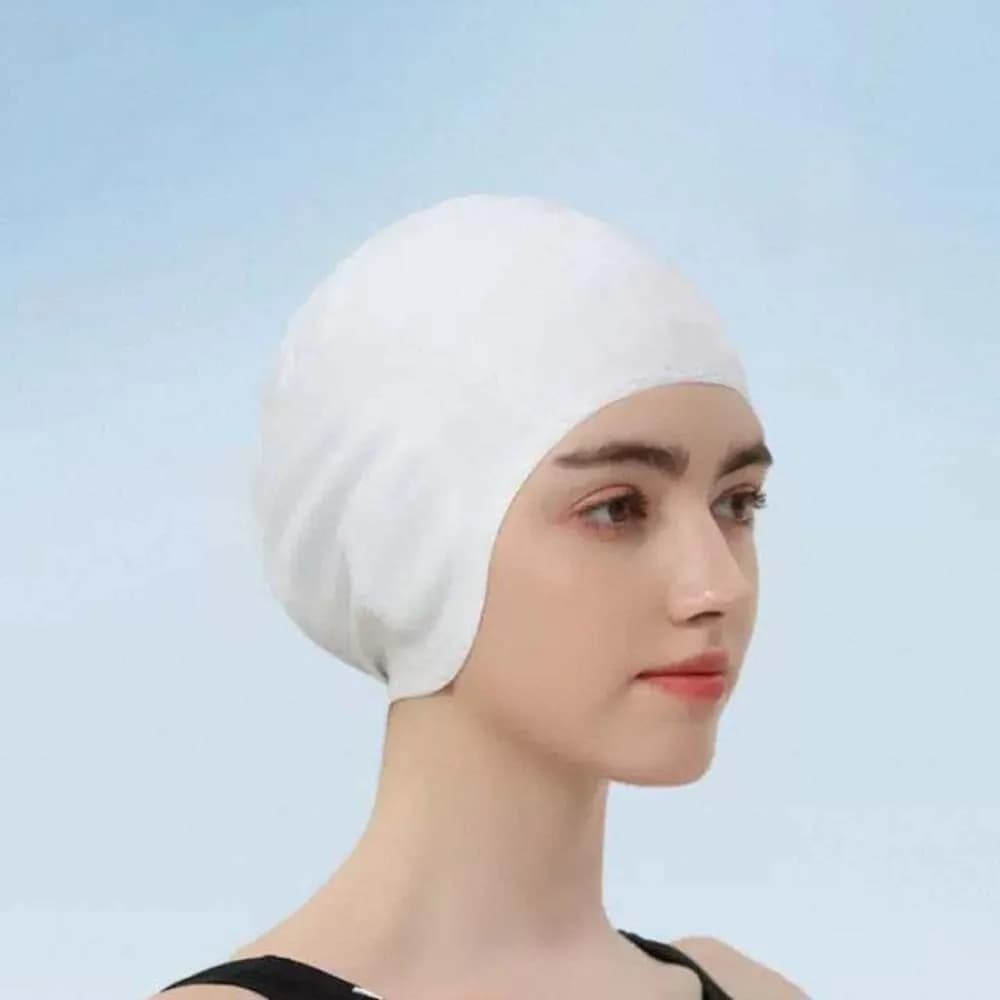 Cuffia da bagno principale Copricapo da nuoto elastico Morbido cappello da sub in tinta unita Protezione solare Design addensato Cuffia da snorkeling Surf