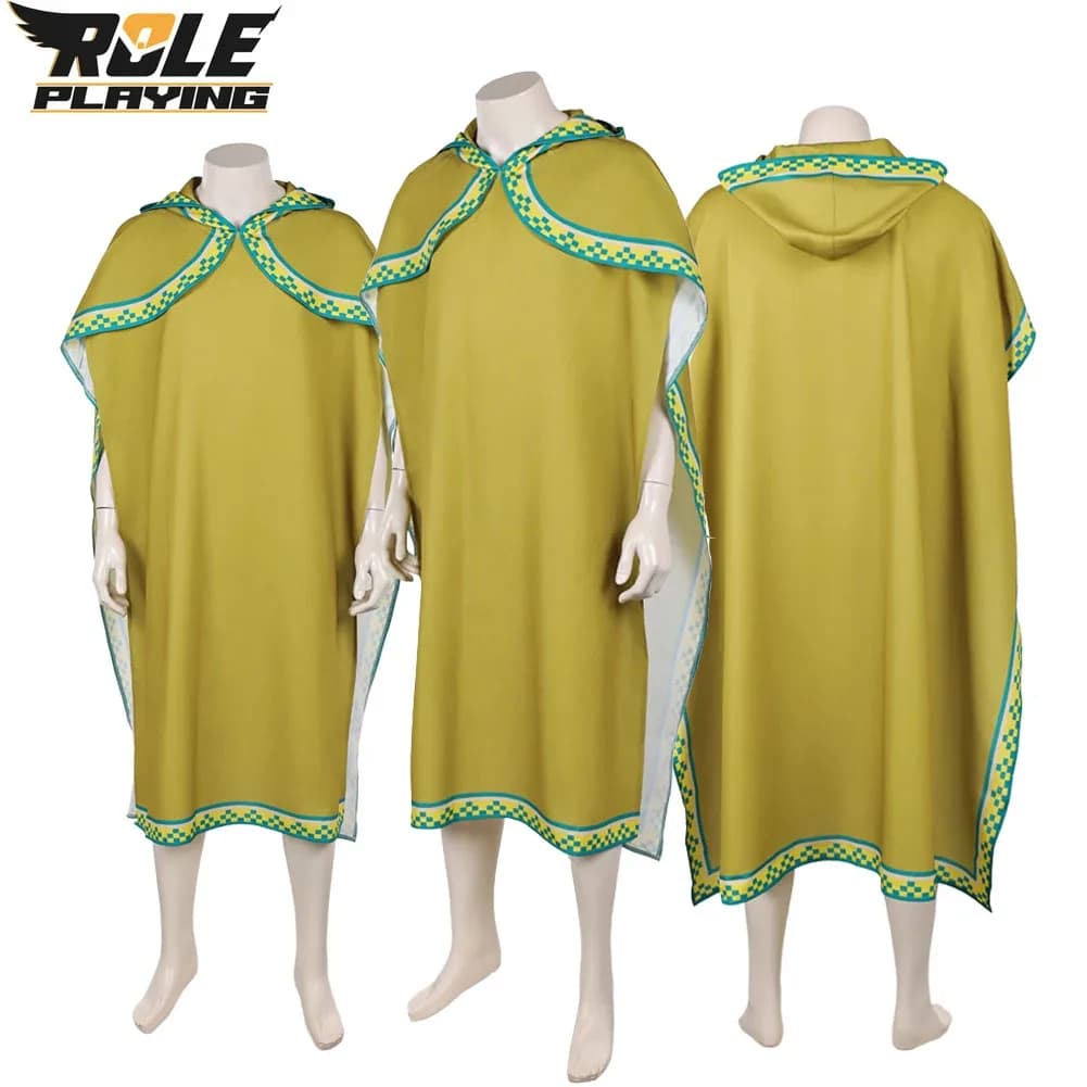 Costume da Luigi per Uomo, Mantello Verde Fantasy, Outfit per Cosplay di Supereroi, Abbigliamento per Adulti per Halloween e Feste in Maschera