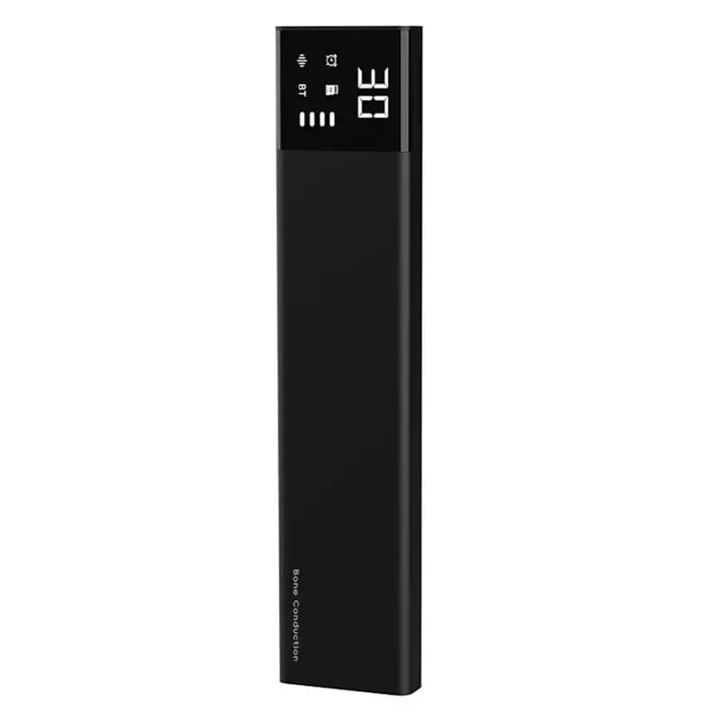 Aggiornamento COMPLETO Sotto il cuscino Conduzione ossea Altoparlante Bluetooth Rumore bianco Aiuto per il sonno Soundbar Lettore MP3 TF Spegnimento temporizzato Nero