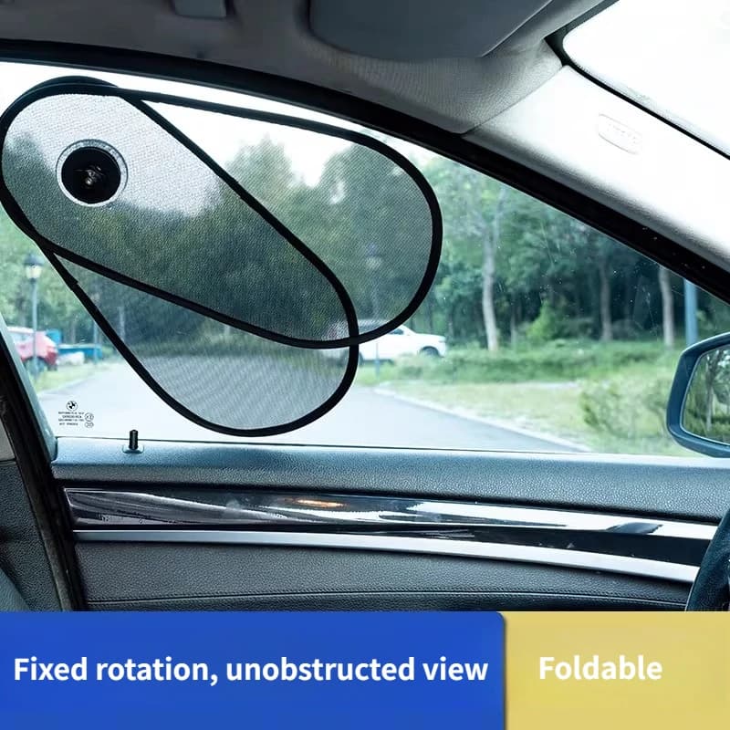 Nuova Tenda Parasole a Rete con Ventosa per Parabrezza Anteriore, Finestrini Laterali Auto, Protezione Solare, Isolamento Termico, Accessori per Tettuccio Apribile