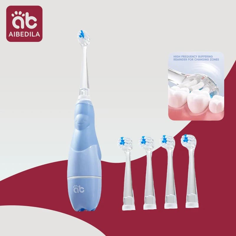 Sonic electric toothbrush for children 1 to 15 years Professional primary teeth care IPX7 Waterproof DuPont Soft bristles
