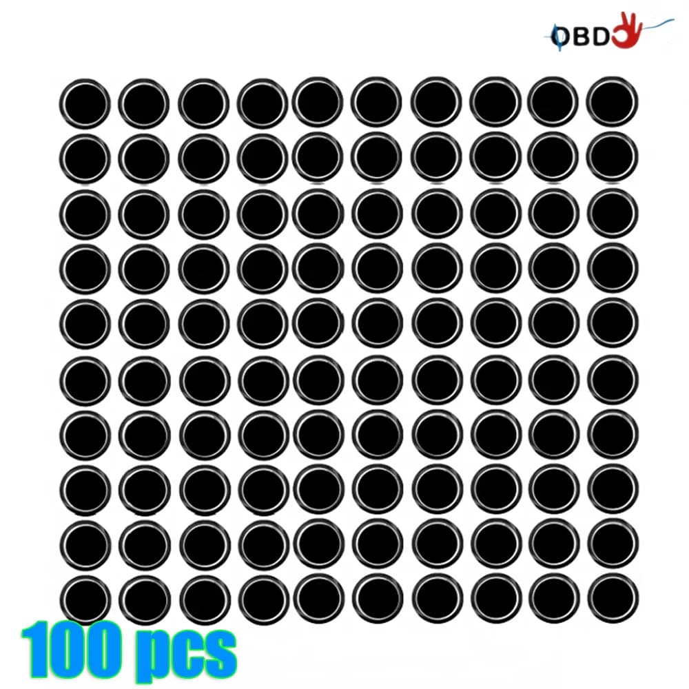 100 pz KD loghi Chiave A Distanza Dell'automobile 14 MILLIMETRI Logo di Cristallo Adesivo E-possidico per KEY-DIY KD XHO-RSE VV-DI telecomando per Toyota F-ord