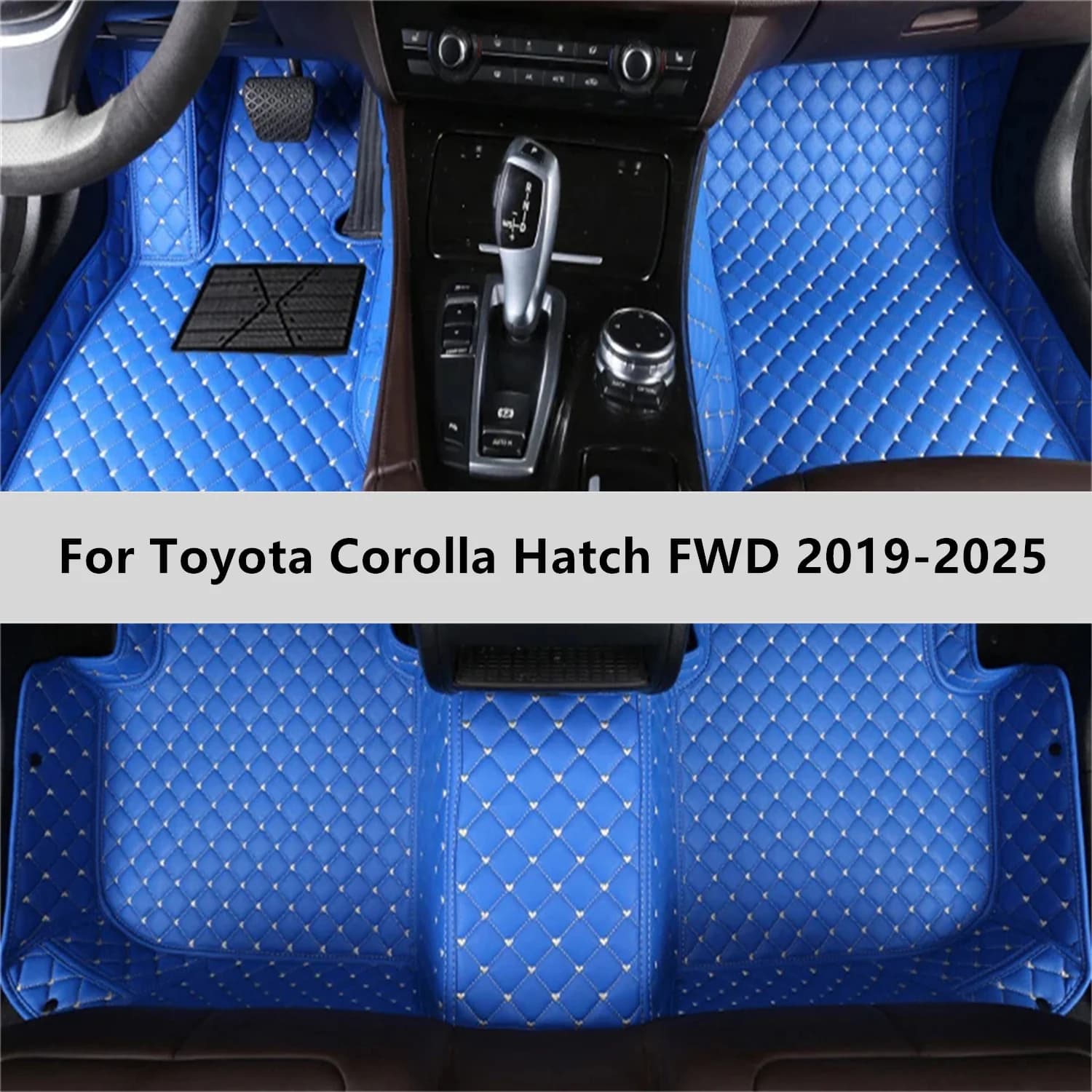 Tappetini per auto personalizzati per Toyota Corolla Hatch FWD 2019-2025 Tappetino per auto Accessori per tappetini Accessori interni