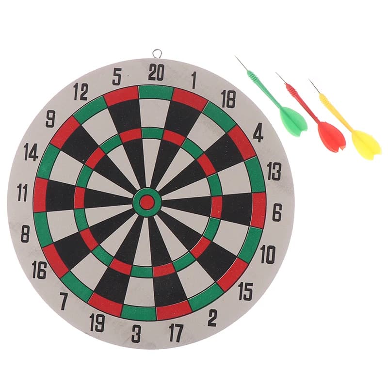 Set di Freccette con Bersaglio, Perfetto per Sala Giochi, Decorazione per Camere dei Bambini
