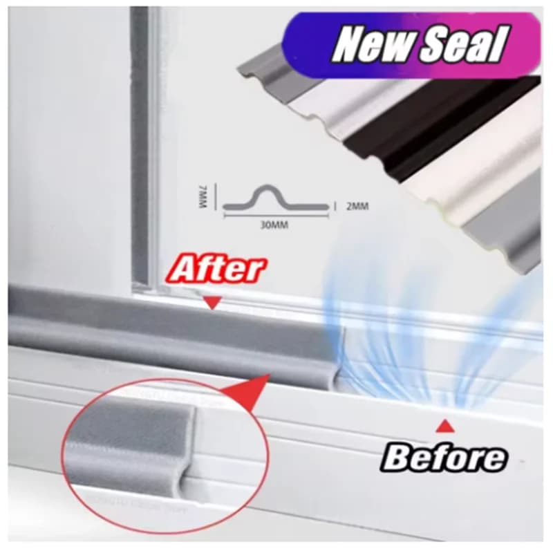 40M Hot Selling Rubber Windows Strip Weather Windproof Soundproof Foam Nsulation Anti Air Leak Door Bottom Gap Sticking Tape