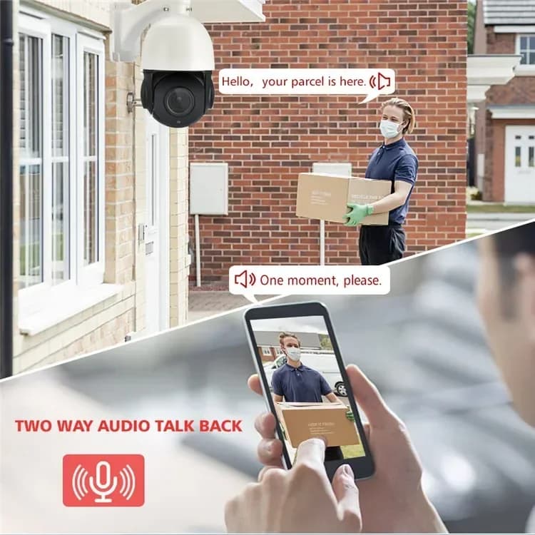 5MP Wireless 30X Zoom PTZ 1080P Hunting Camera 4G Outdoor Wifi Camera IP Security Camera With Sim Card