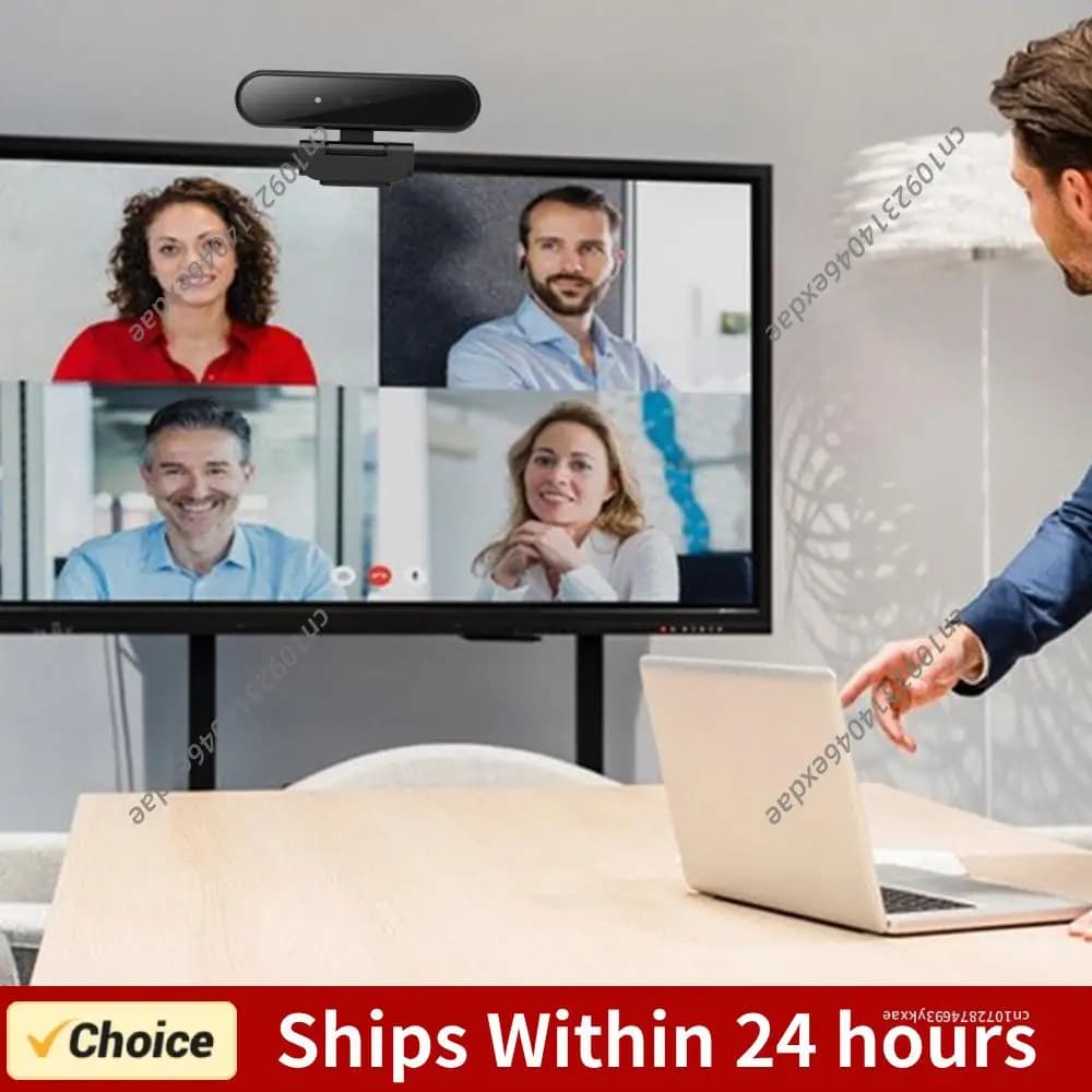 Webcam with facial recognition 1MP 720P/2MP 1080P for Windows 10/11 Computer Webcam with built-in microphone for laptop