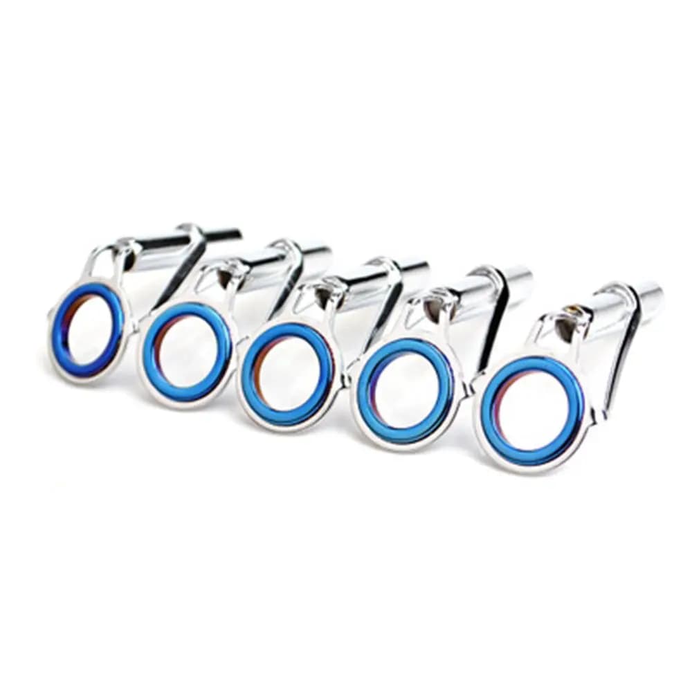 5/10 pieces stainless steel fishing rod guide O Ring Eye ceramic ring accessories for equipment boxes repair kit durable oval tip