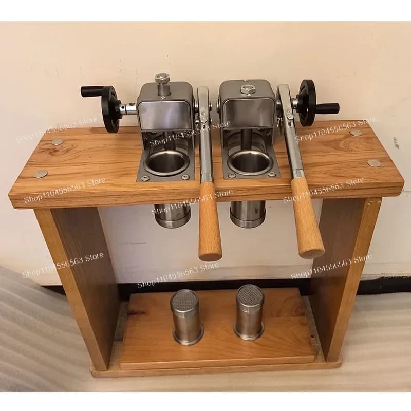 Hand Crack Ice Cream Noodle Maker, Manual Gelato Pasta Extruding Machine, Matcha Ice Cream Molding Tool