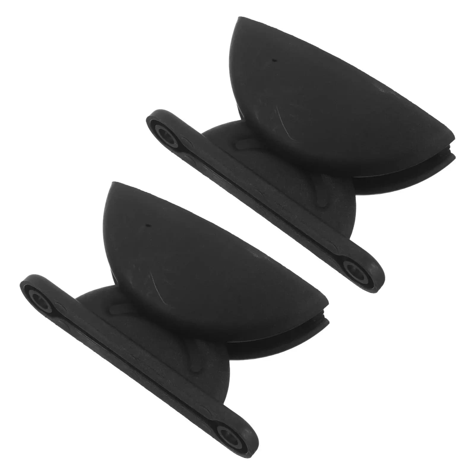 2 Pezzi Fermaporta Semicircolare in Plastica per RV, Roulotte, Barca, Camper, Porta di Ingresso e Vano Portaoggetti
