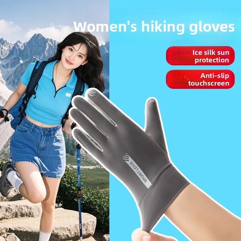 Climbing Gloves for Open Sports, Anti-slip, Solar Protection, for Mountaineering, Guide, Cycling, Hiking