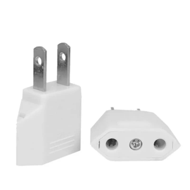 1pcs US/EU American Socket Adapter 2pin 4.0mm European EU To US plug Power adapter Converter Electrical Socket Outle