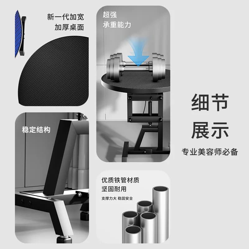 Portable Pet Grooming Table for Large Dogs, Foldable Bathing and Blowing Station for Cats, Adjustable Height for Salon Use