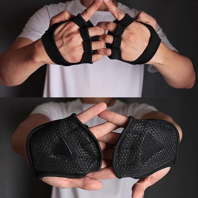 A29Z-Type Rubber Exercise Guides Weight Training Gloves Gym Gloves Weight Lifting Gloves for Men Woman
