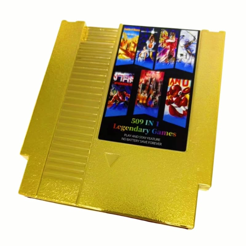 Gli ultimi giochi leggendari Cartuccia 509 in 1 per console NES / FC Scheda per videogiochi Chip flash bit da 1024 M nell'uso Chip Salva versione