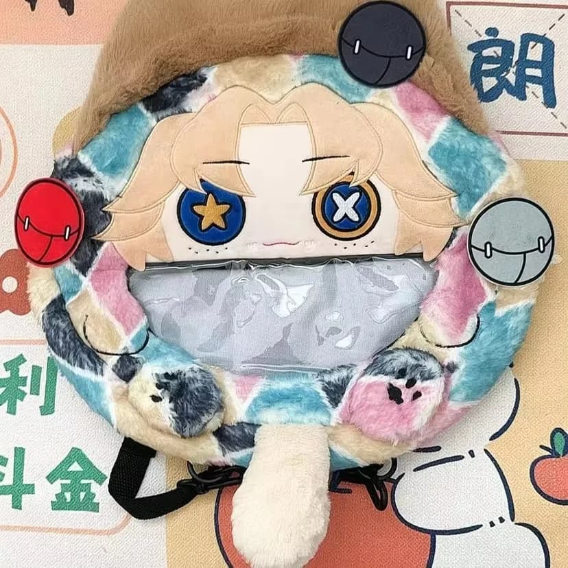Anime Game Identity V Acrobat Kawaii Face Cosplay Lolita Girl Itbag Mike Morton Funny Shoulder Bag Backpack Fans Collection Gift