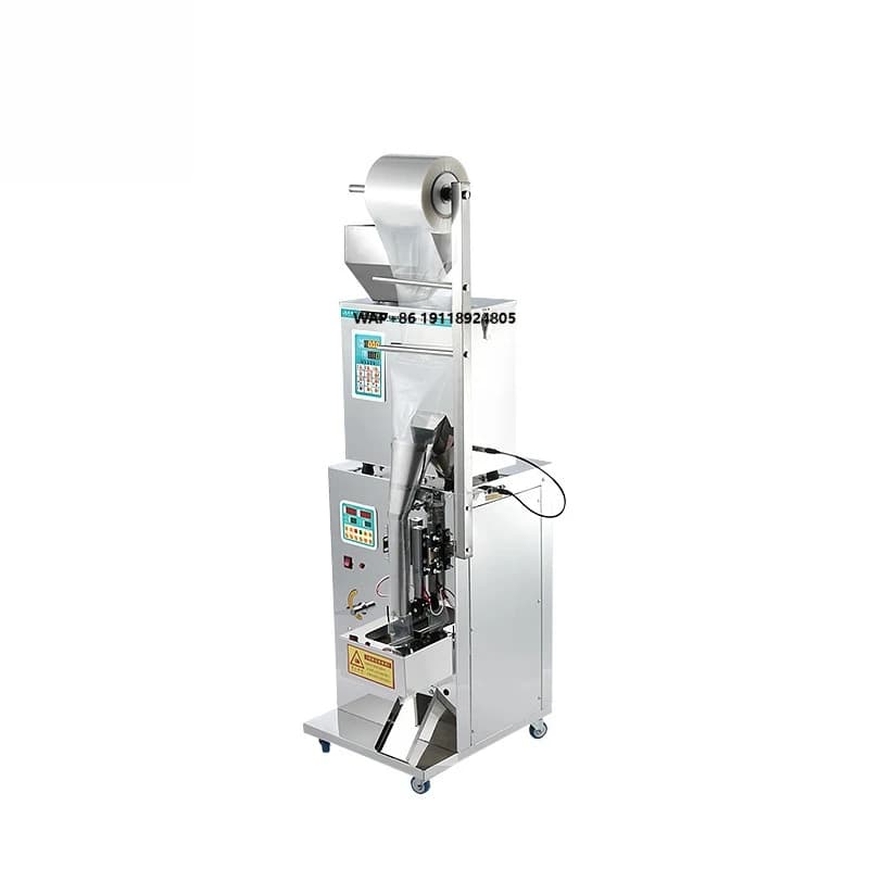 Macchina per Confezionamento Multifunzionale Completamente Automatica per Patatine, Frutta Secca, Gamberetti, Granella di Cioccolato e Snack