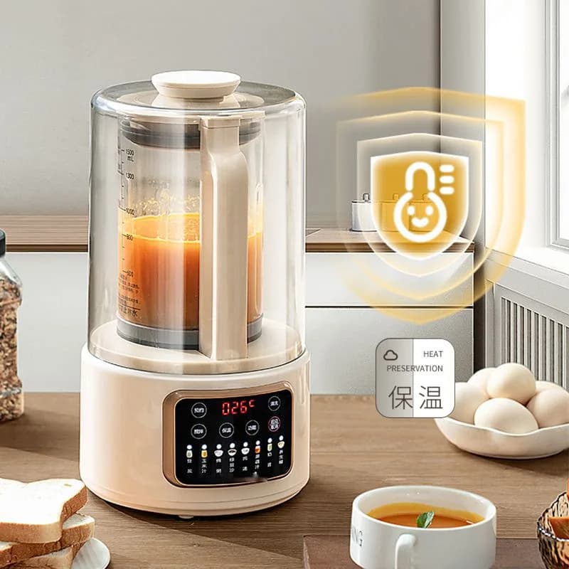 220V Automatic Soy Milk Maker Multifunction No Residue No Cook Blender Juicer for Home Use