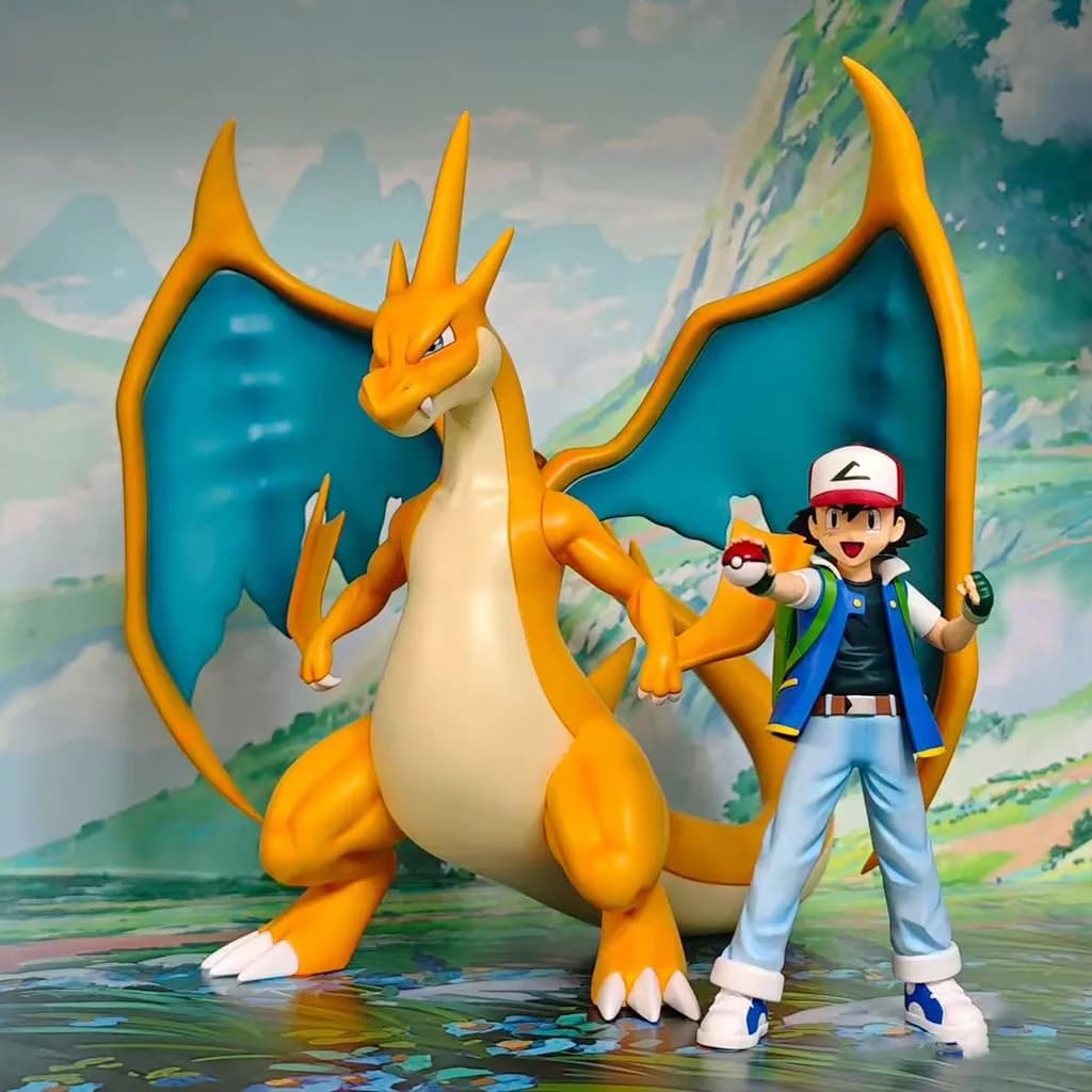 10,5 cm/4,14 pollici Pokemon Anime Figure Charizard Y Action Figures Collezione in PVC Modello Giocattoli Regali