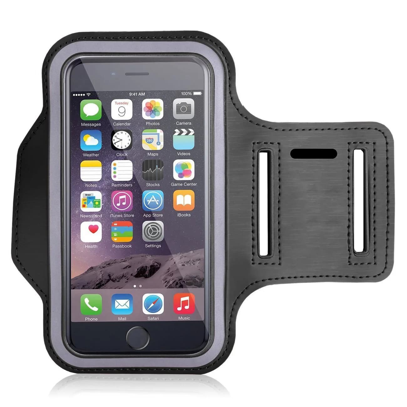 Nuovo supporto da braccio per sport all'aperto, custodia da corsa per telefono da 4-7 pollici, fascia da braccio per iPhone, Samsung, Xiaomi, Redmi.