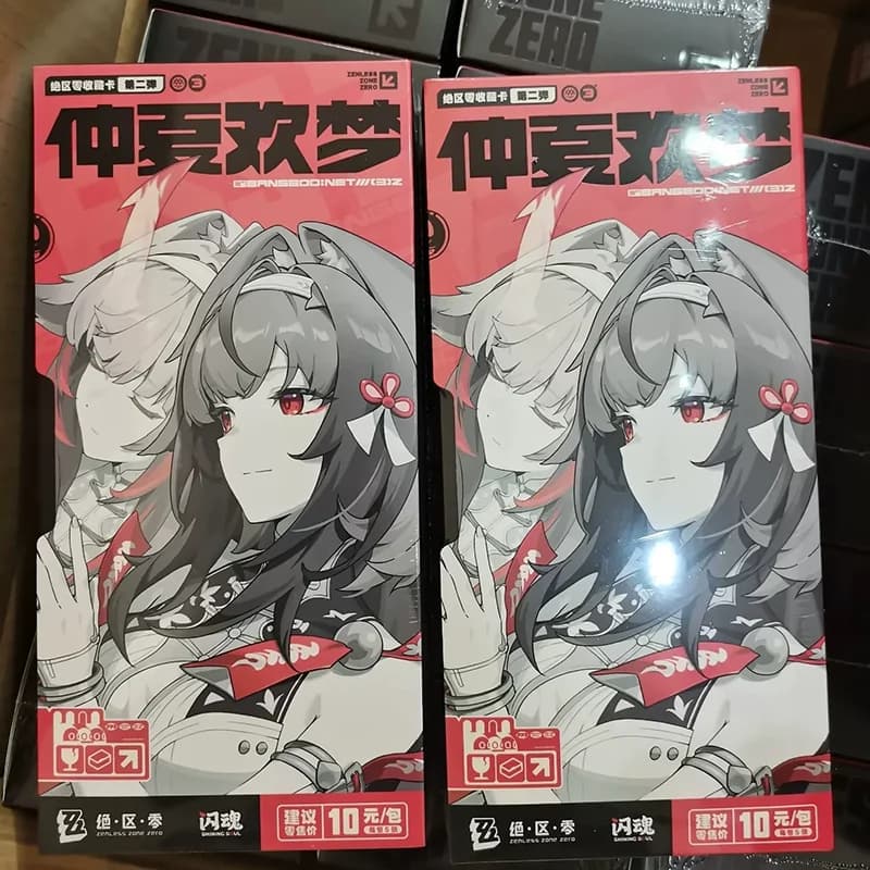 In Stock Zenless Zone Zero Collection Cards Vol.2 Summer Dream Board Game Peripherals Trading Cards Trendy Collectible Cards