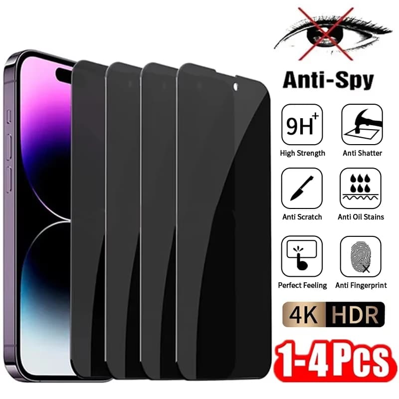 Vetro anti-spia per Samsung S25 S24 Ultra S23 FE S22 A55 A56 5g A26 A16 A36 A54 A53 A33 A25 A17 A06 A73 Protezione dello schermo privacy