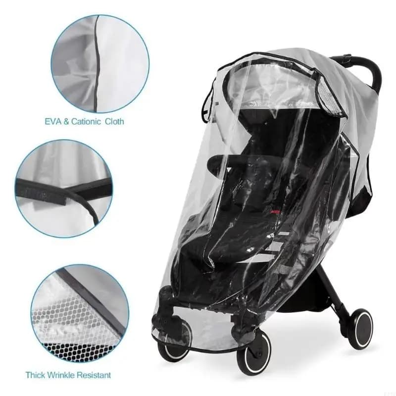 F19f PEVA passeggini Copertura pioggia Custodia a 360 gradi Custodia per protezione antiproietto per maggior parte dei per