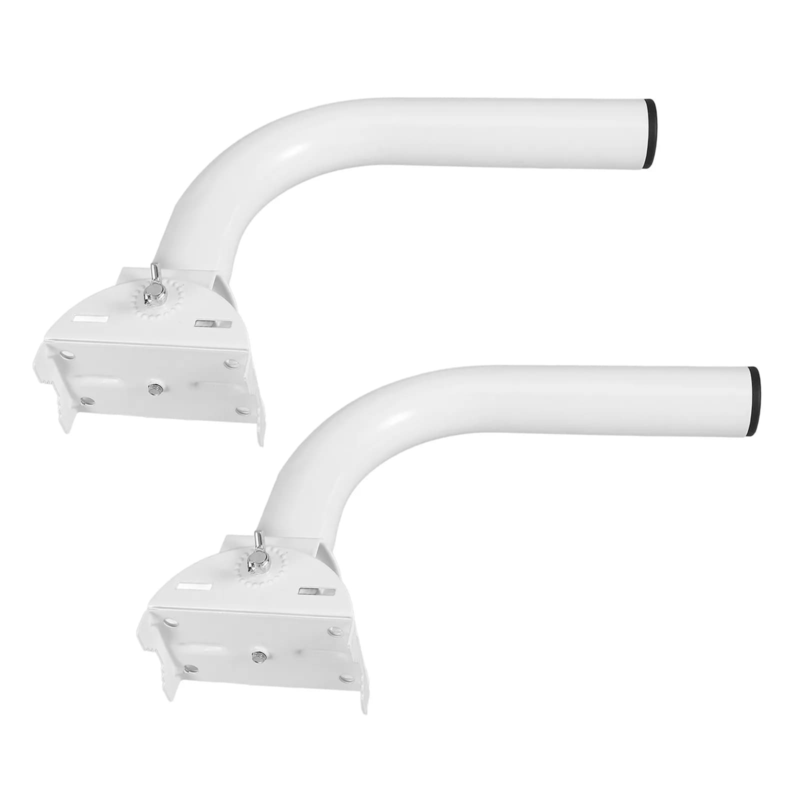 2Pcs Outdoor Antenna Mount Bracket Weatherproof Wireless Bridge Antenna Pole Mount for Security Camera Roof Extension
