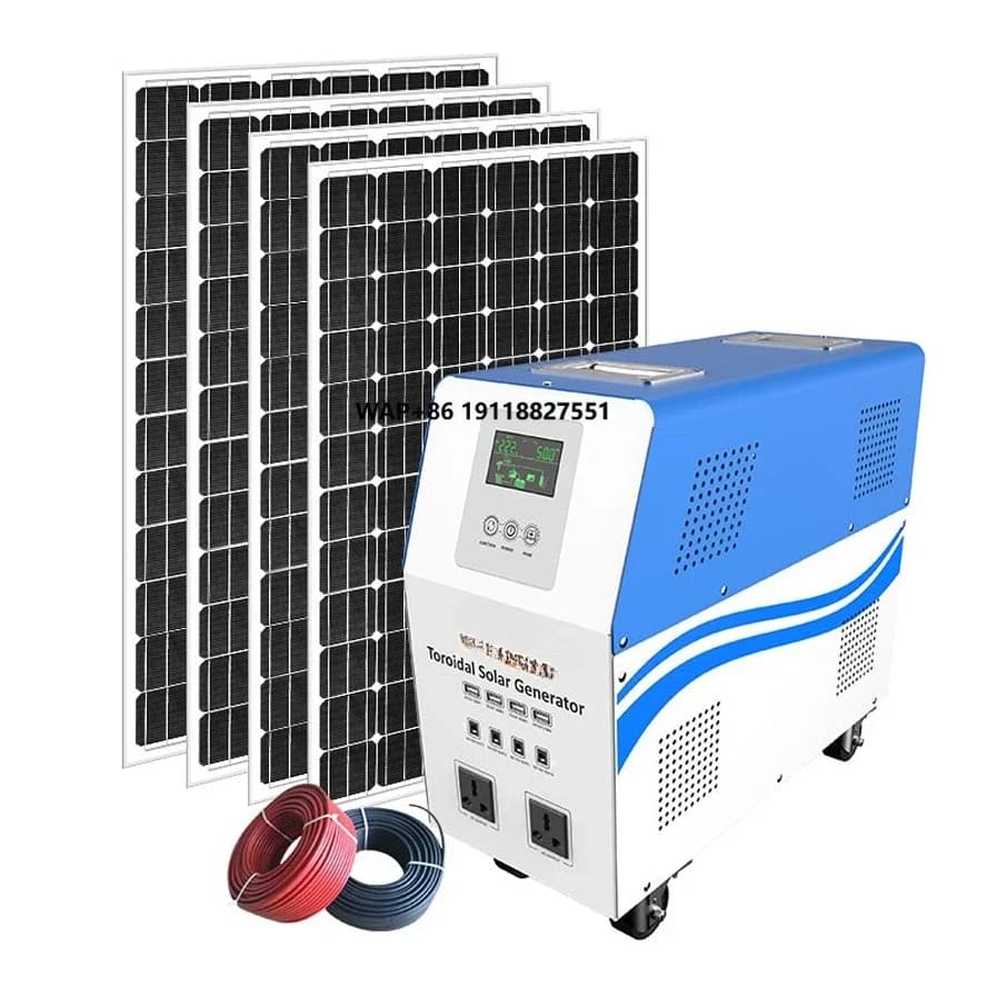 Generatore Solare 240V 300W 500W 1000W 3000W 5000W 6000W con Pannello