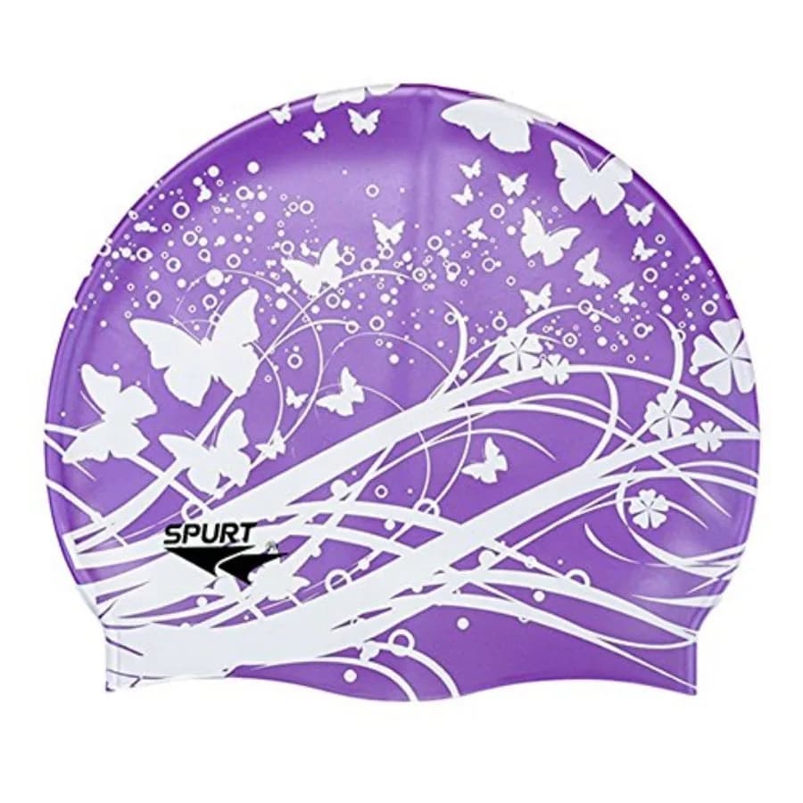 Soft Waterproof Silicone Swim Cap Girls Summer Pool Sea Swimming Cap Bathing Haircare Hat for Long Hair