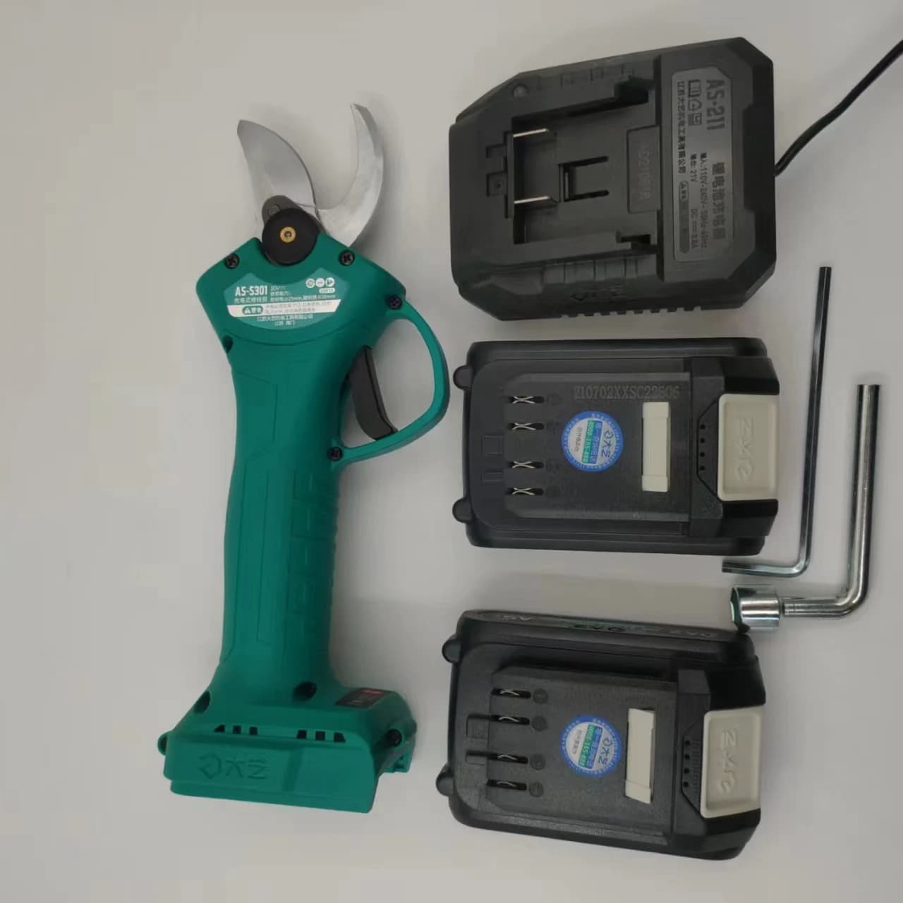 Forbici Professionali DD3409 per Potatura con Gambo Spesso, Cesoie Elettriche Senza Fili per Potatura Alberi da Frutto