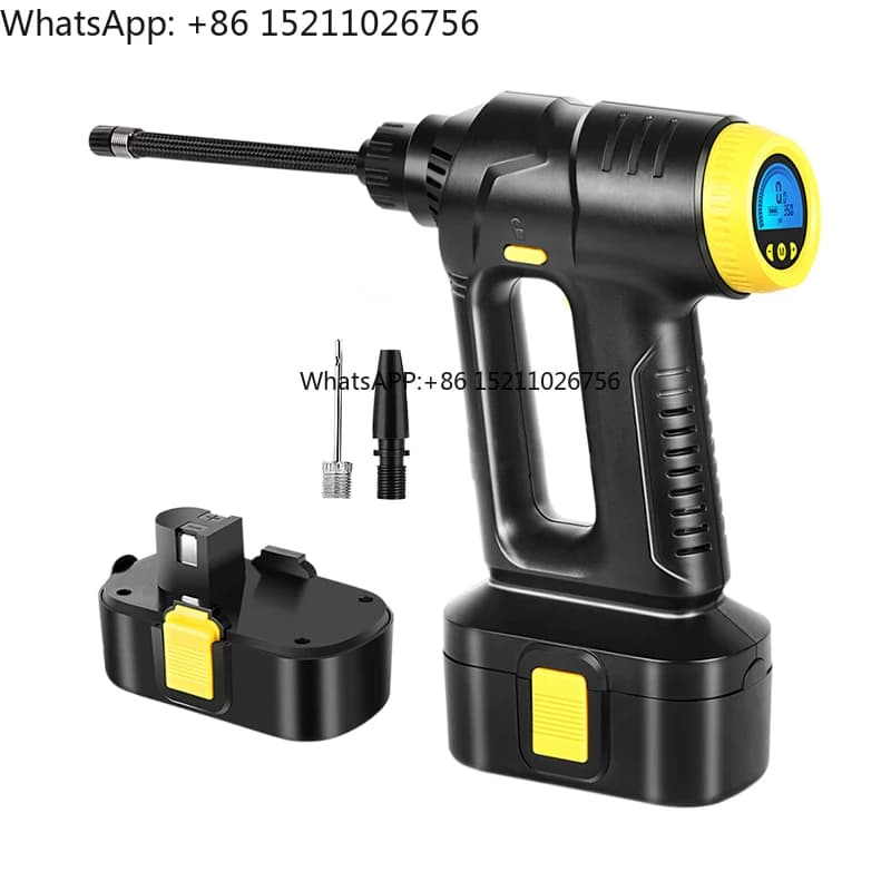Pompa per bici Pompa per pneumatici elettrica Pompe portatili per bicicletta a mano di pompa wireless per pneumatici leggeri a LED