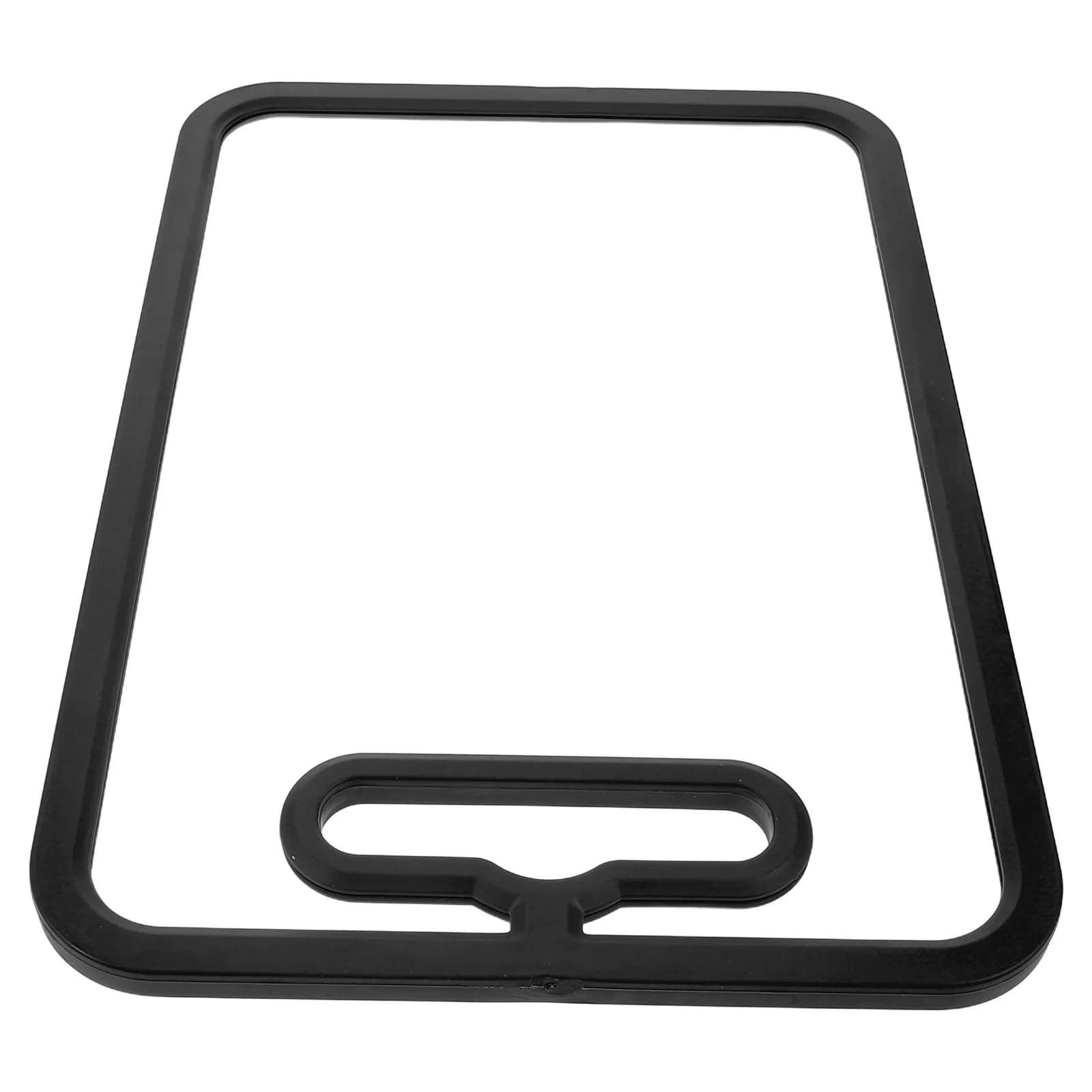 Tagliere in Vetro a Doppia Faccia 32x22cm con Bordo in Silicone Antiscivolo, Resistente al Calore, Protezione per Piano Cucina, per Carne