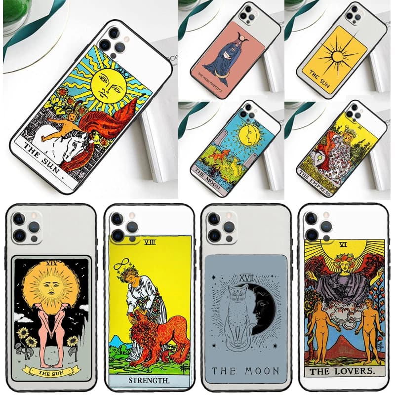 Tarocchi Carta Astrologia Sole Luna Amante Per Samsung Galaxy A55 A54 A35 A15 A34 A14 A53 A33 A13 A05 A06 A16 A22 A32 A52 Cassa Del Telefono
