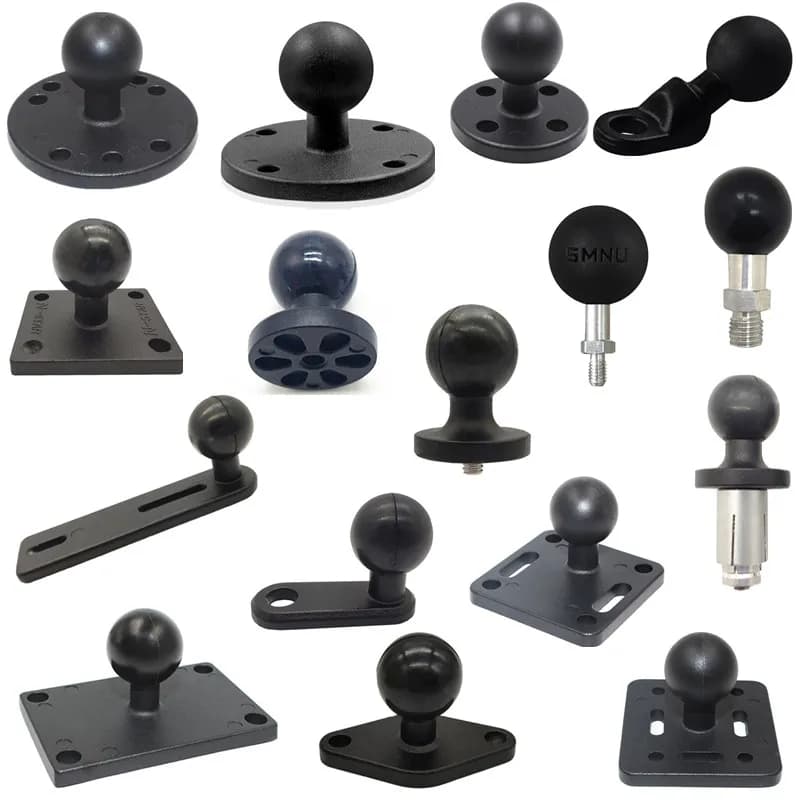 Accessori per montaggio a sfera da 1 pollice per staffa Ram Quadlock Gopro per moto da auto