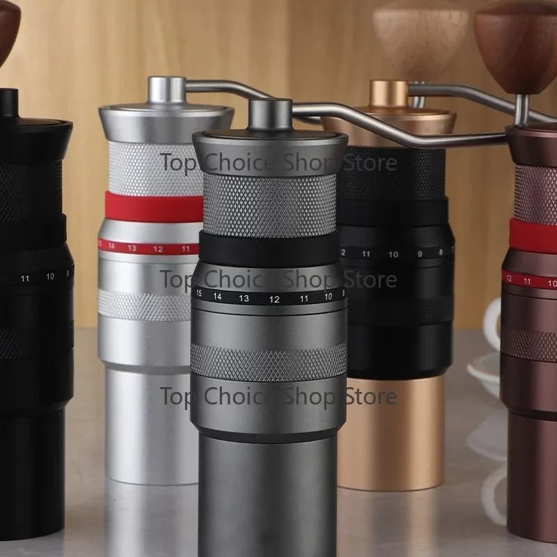 Adjustable Conical Stainless Steel Burr Por1table Mill Faster Grinding Manual Coffee Grinder Burr Coffee Bean Grinder