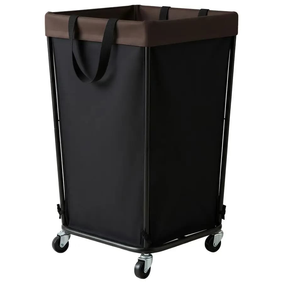 Basket Wallet with Wheels of 160L, Large Wallet with Removable Bag, Organization and Store of Clothes