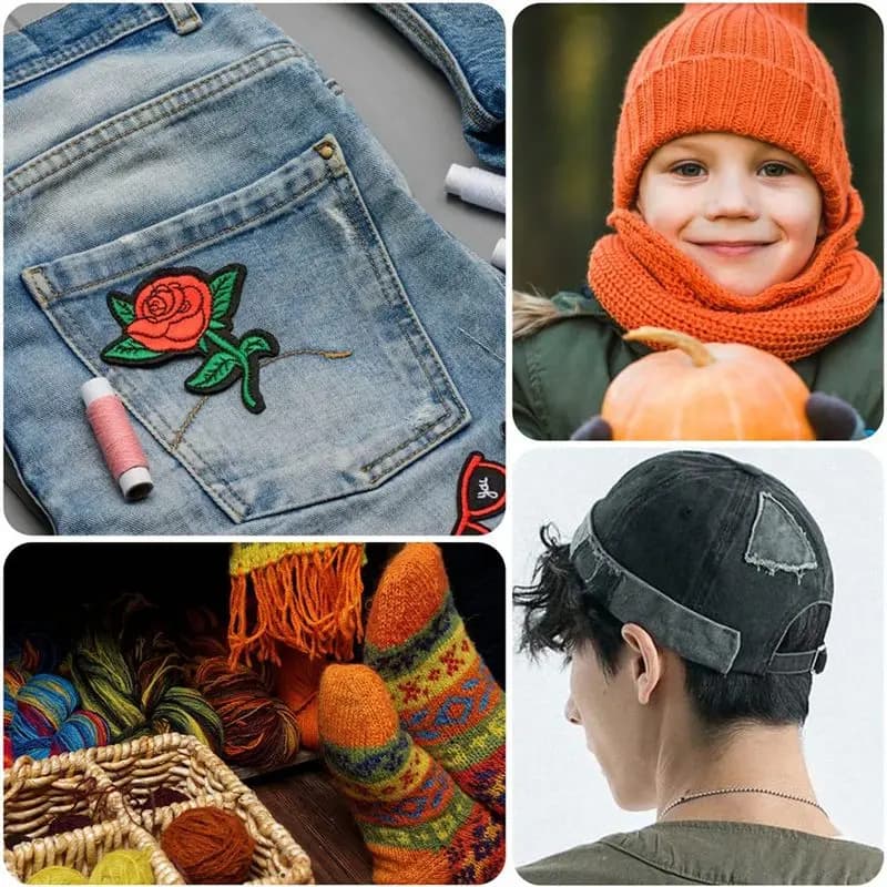 ABFS Wooden Darning Mushroom Needle Thread Kit Embroidery Accessories for DIY Hand Sewing Darning Socks Clothes Home