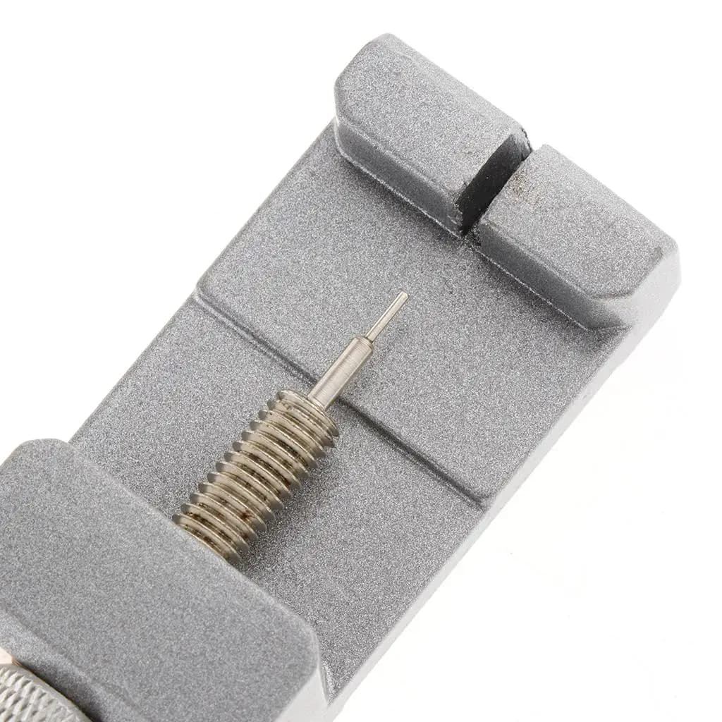 Watch Band Repair Tool Adjustable Link Pin Remover Holder for Watch Strap Pins Replacement and Bracelet Adjustment