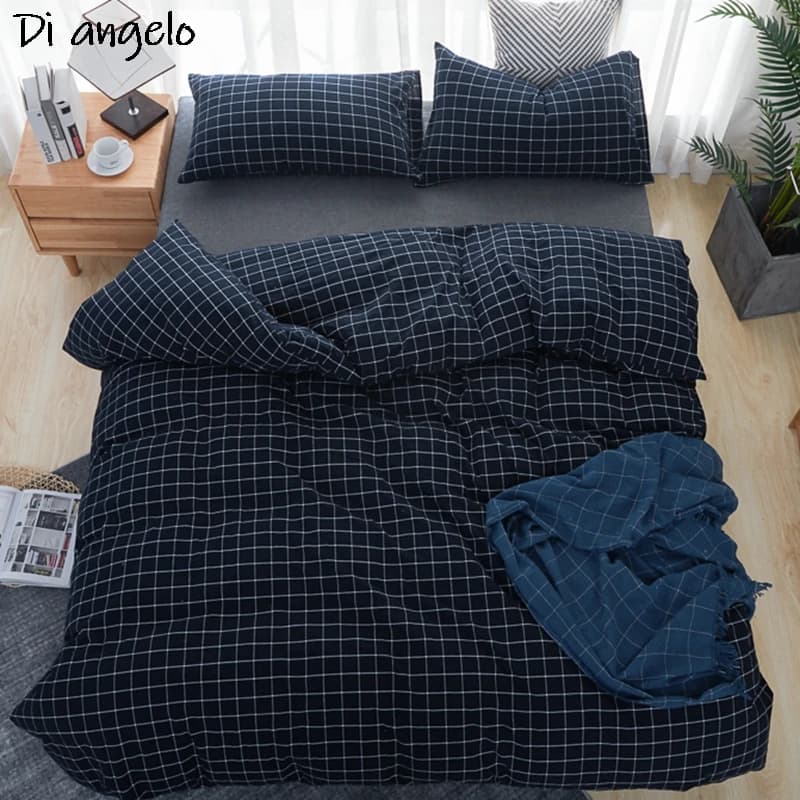 Copripiumino serie scozzese in cotone Piumino/trapunta/coperta con cerniera Twin Full Queen King Doppio singolo Tessili per la casa # s