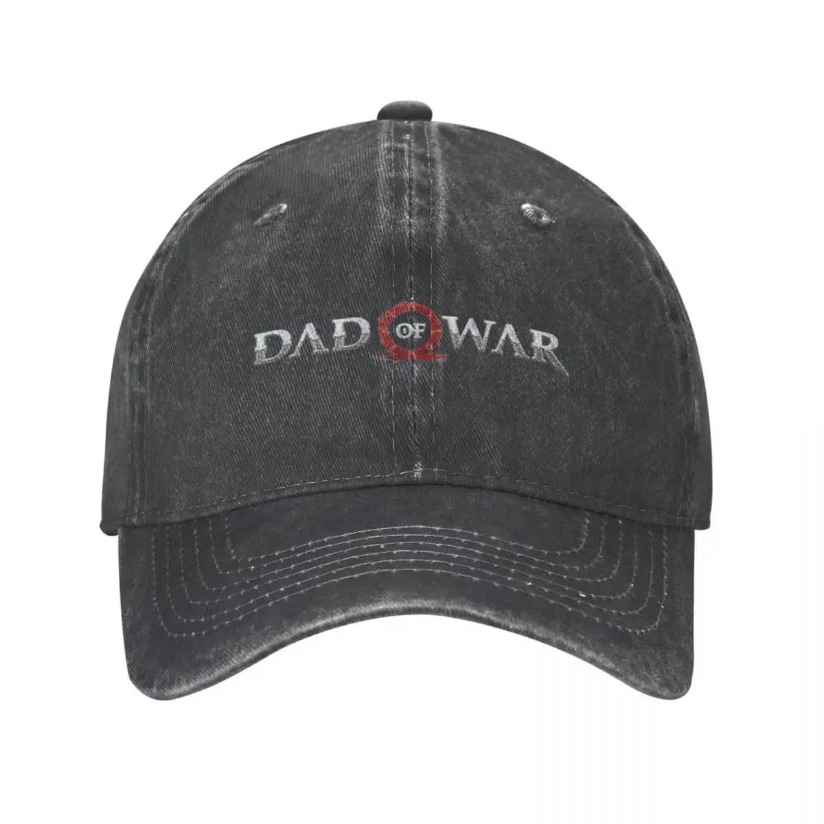 2026 God Of War 4 Baseball Caps Casual Distressed Denim Snapback Cap Men Women Outdoor Activities Adjustable Fit Hats Cap