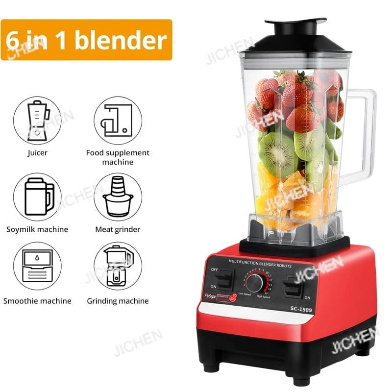 JC POP SILVER CREST 2in1 Professional 2L blender with Spremiagrumi function