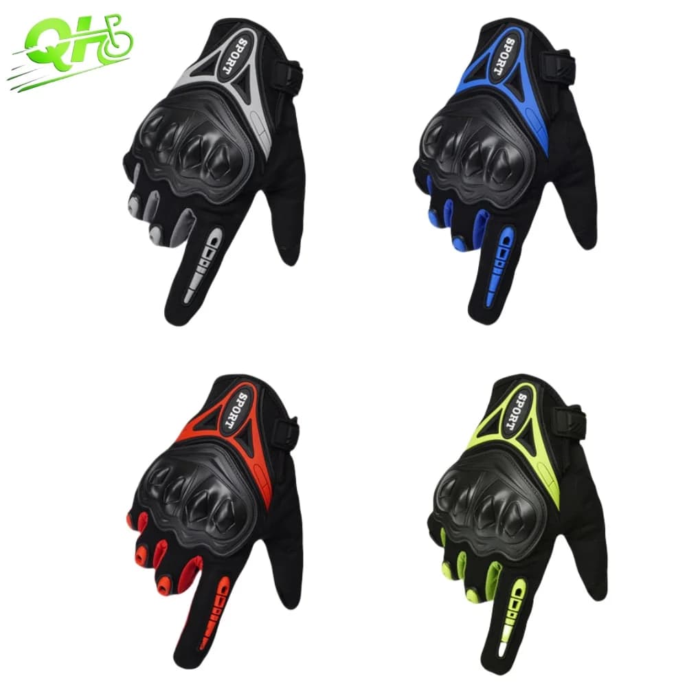Guanti da ciclismo da motocross Scooter elettrico Traspirante Dito intero Prevenzione caduta Accessori moto antiscivolo resistenti all'usura