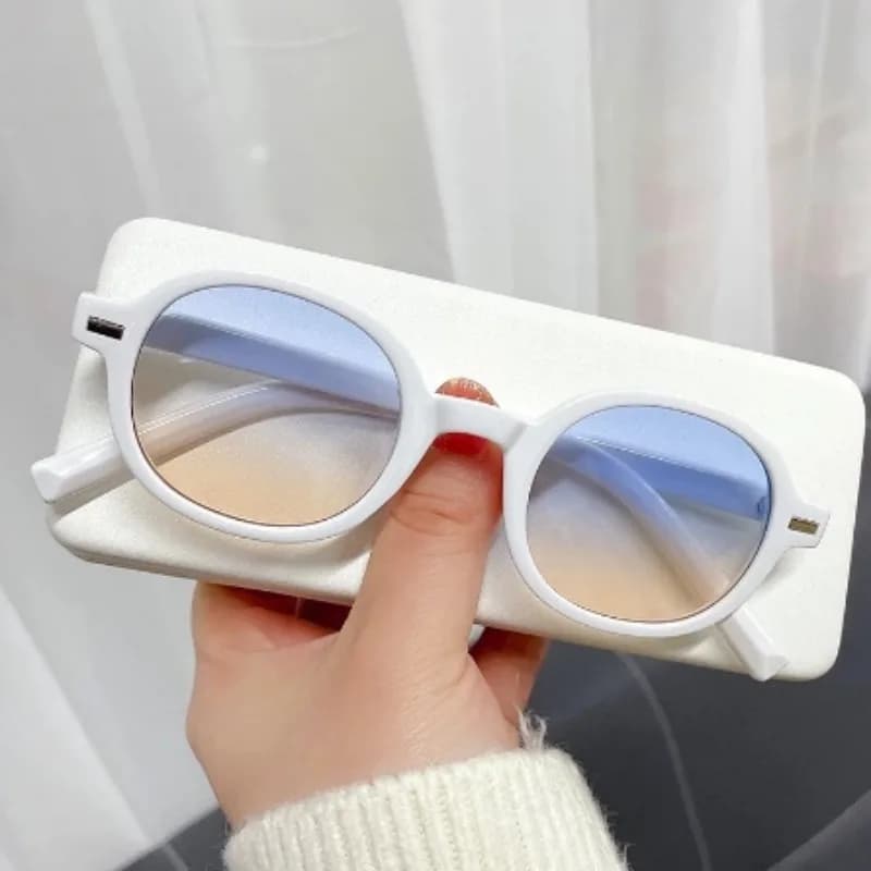 Oval Frame Women Sunglasses Classic Graident Lens Small Sun Glasses Female Shades Male Eyewear