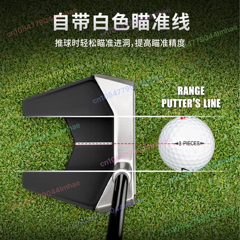 PGM Golf Clubs Stand Up Putter per Mancini Professionale Singolo con Recupero Palla in Carbonio