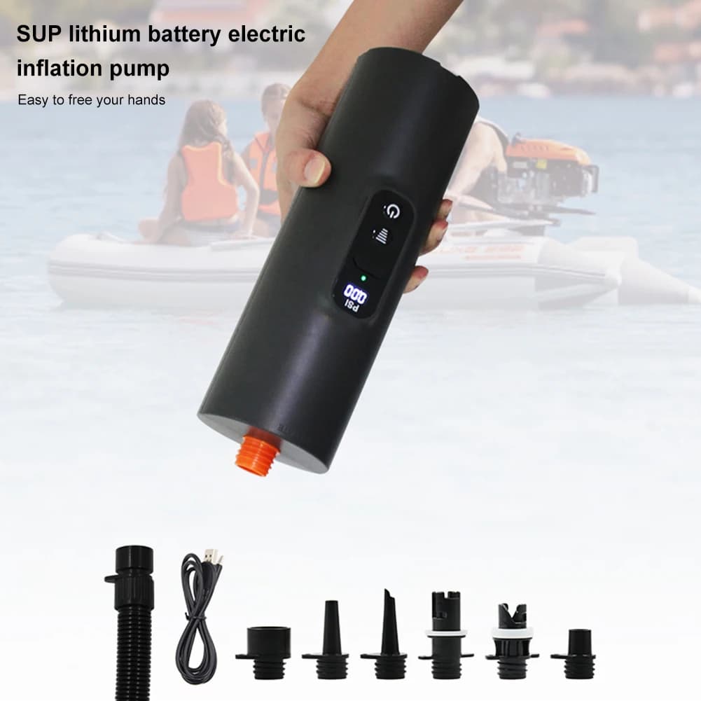 10PSI SUP Board Pump with Auto Shut Off SUP Boat Inflatable Pump Stand Up Paddle Board Pump for Inflatables Kayaks Boats