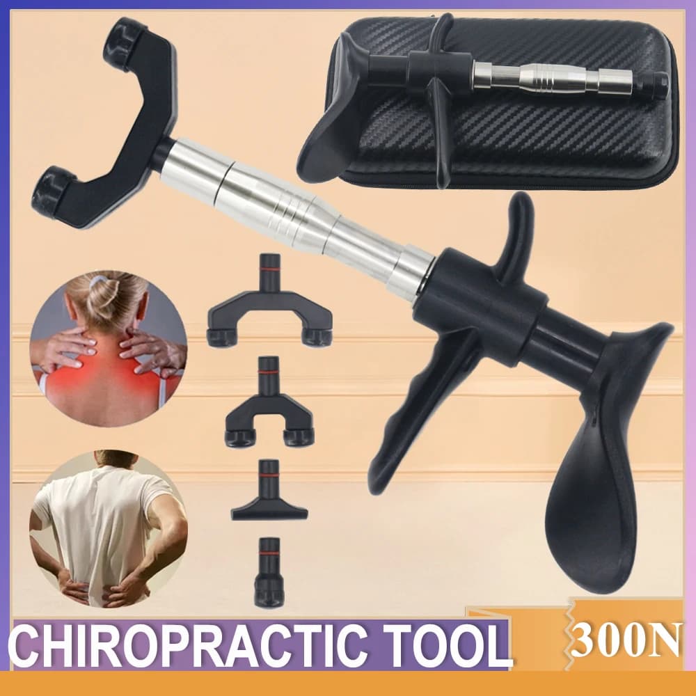 New Chiropractic Gun Manual for Domestic Use, Vertebral Column Correction Therapy, Cervical Massage, Lumbar Relaxation Device, Body Adjustment Tools