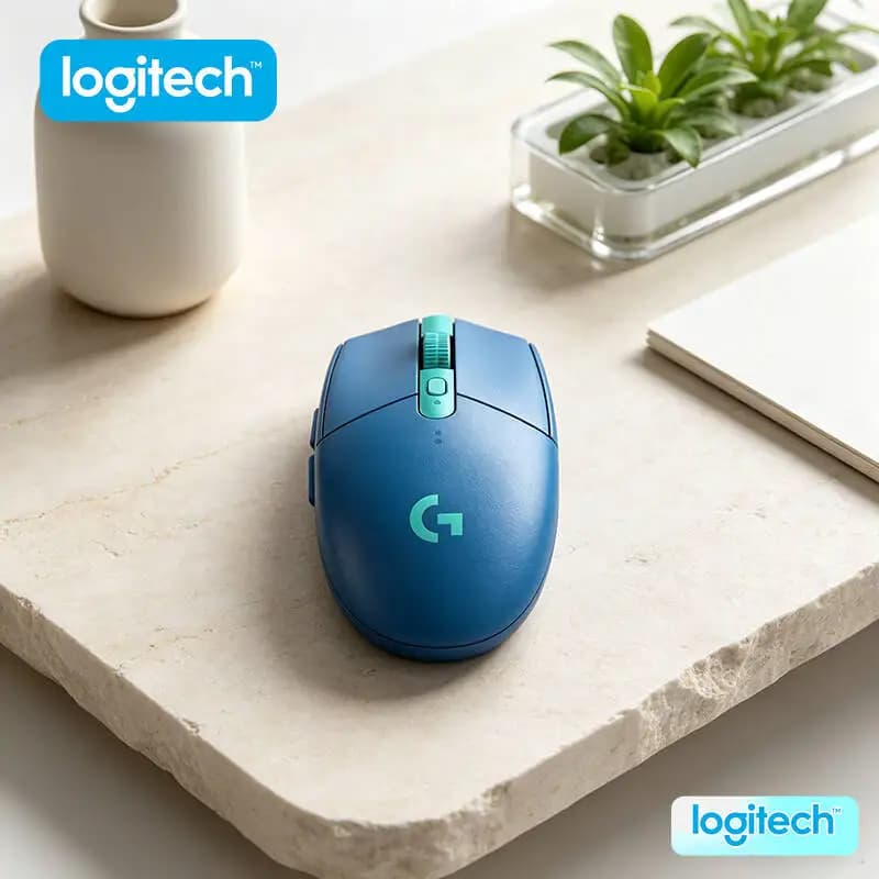 Mouse da Gaming Wireless Logitech G304 LIGHTSPEED, Sensore HERO 12000 DPI, Latenza 1ms, Batteria 250 Ore, per Uso Ufficio e Lunga Durata