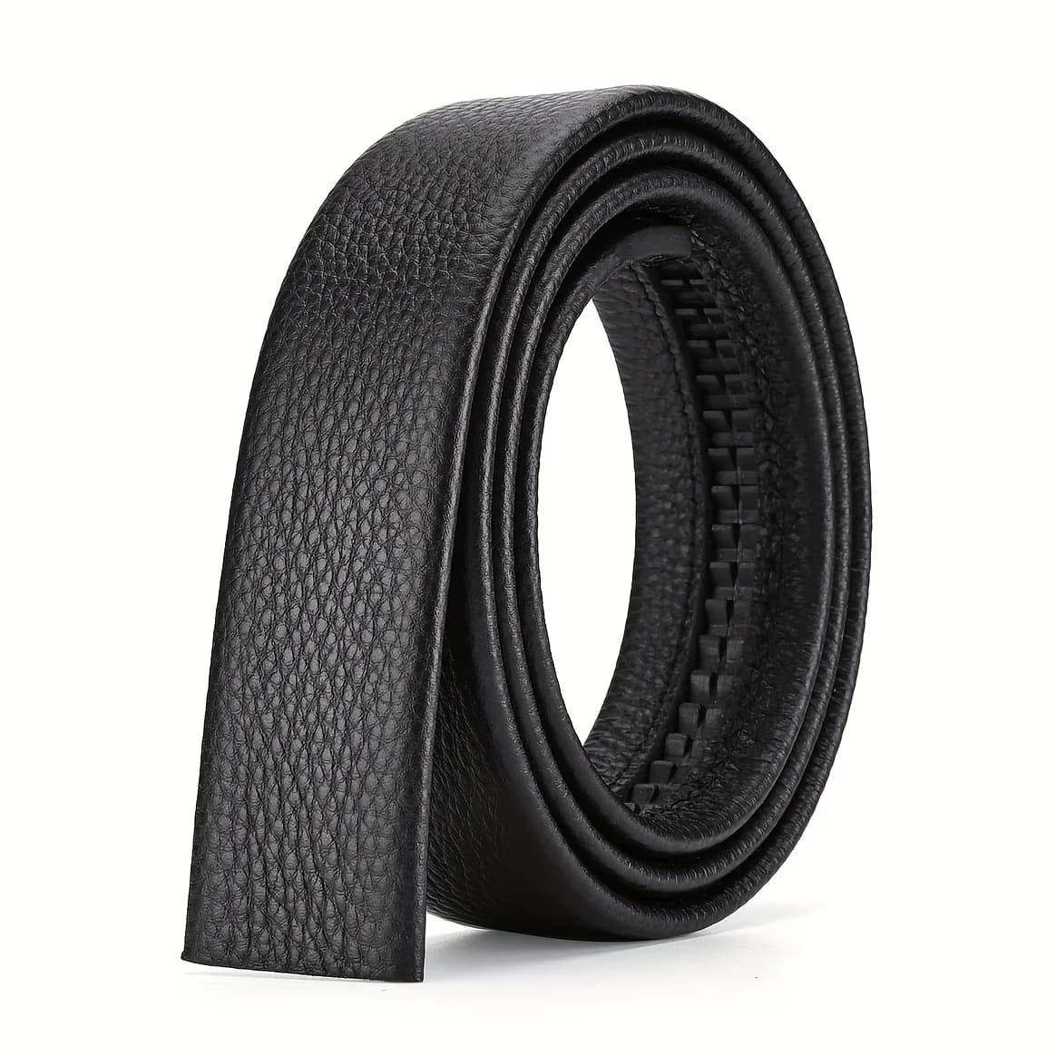 Cintura in Pelle da Uomo 35cm, Regolabile con Taglio Automatico, Accessorio di Moda per Uomo, Stile Casual e Business