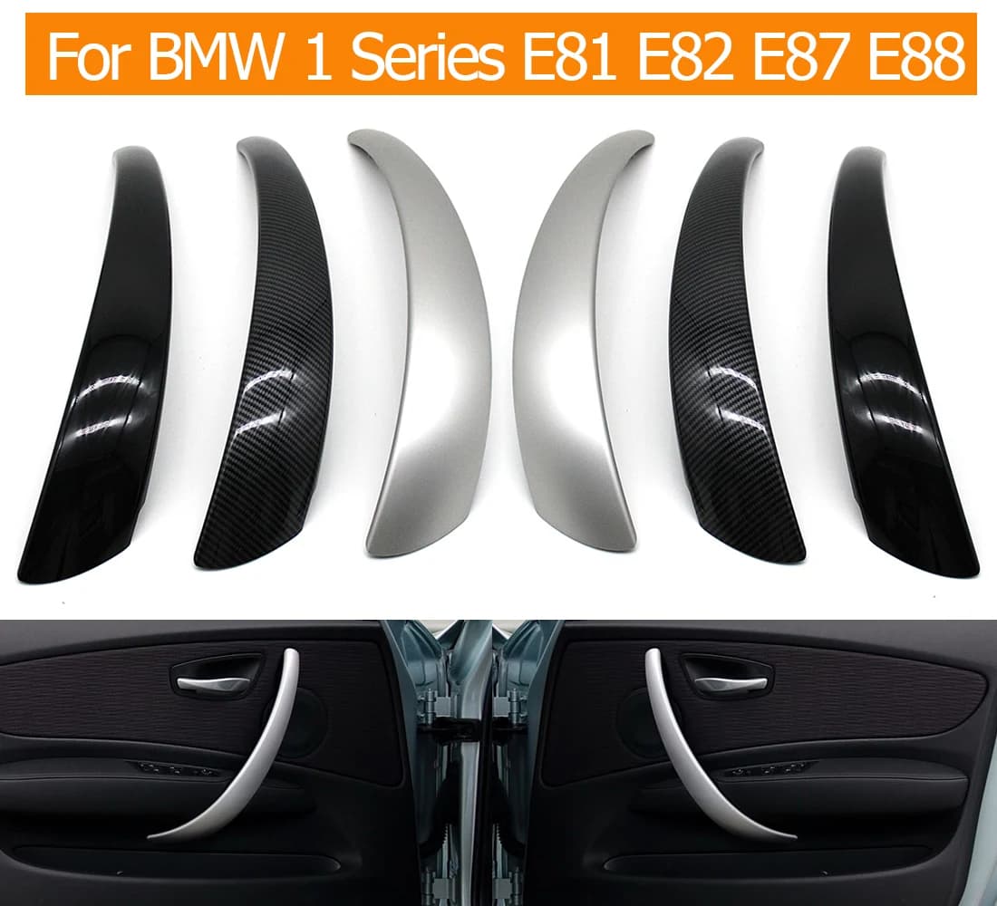 Interni Auto Sinistra Destra Porta Interna Maniglia Della Copertura di Ricambio Per BMW Serie 1 E81 E82 E87 E88 2006-2012 120i 125i 130i